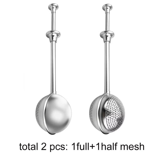 2 Pcs Tea Ball Strainers for Loose Leaf Tea, Stainless Steel Tea Infuser, Mesh Tea Filter Tea Steeper for Brew Tea