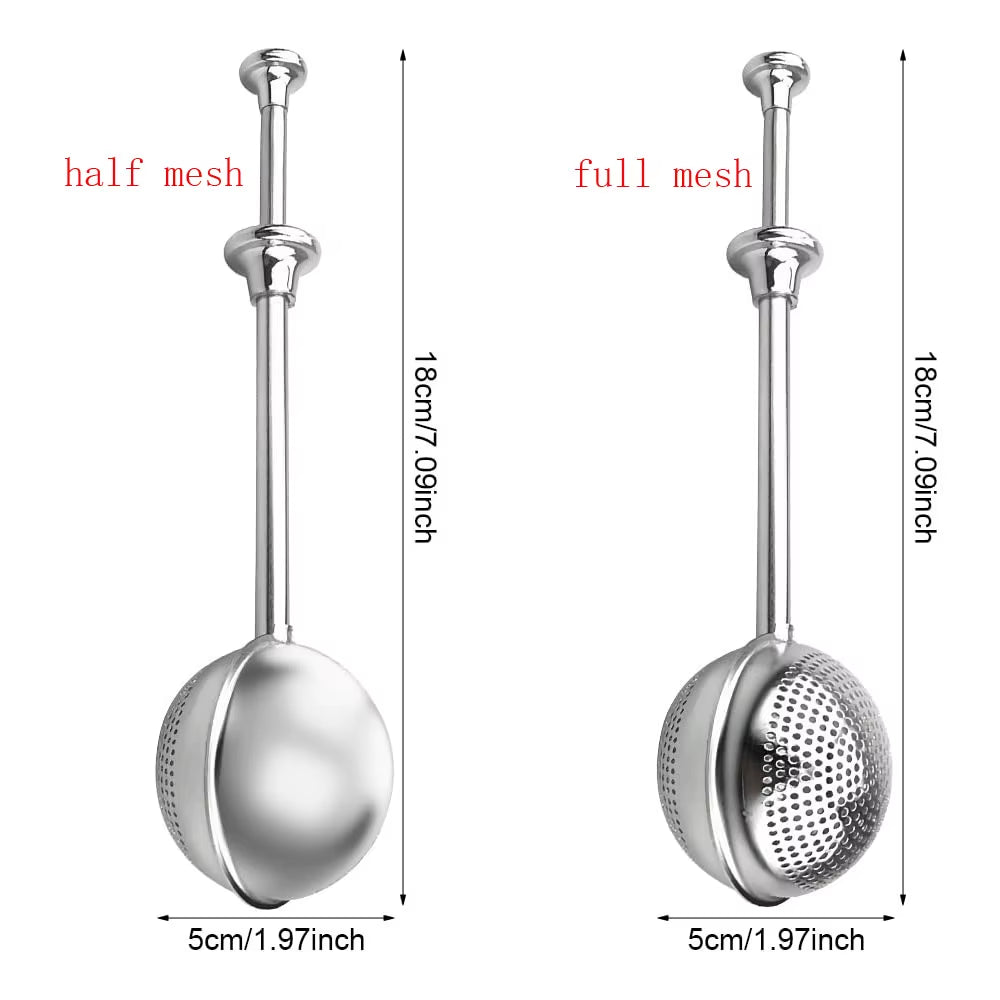 2 Pcs Tea Ball Strainers for Loose Leaf Tea, Stainless Steel Tea Infuser, Mesh Tea Filter Tea Steeper for Brew Tea